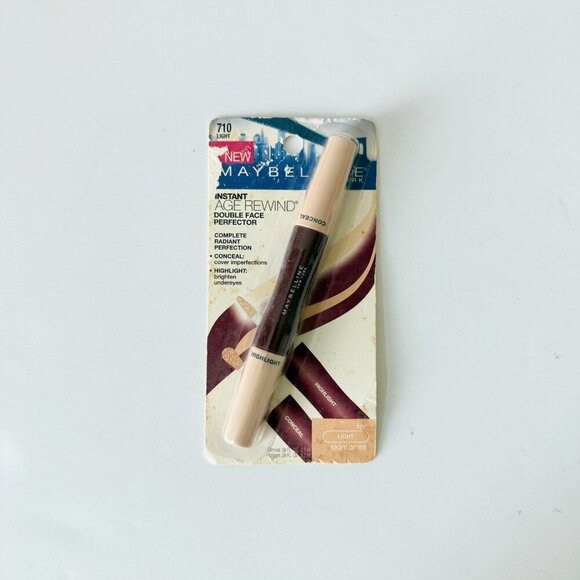 Maybelline Concealer Instant Age Rewind Double Face Perfector Light 710 Skintone - Picture 1 of 7